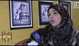 "خربشة وحكاية" .. معرض تشكيلي لتنمية مواهب ذوي الاحتياجات الخاصة في غزة ‏