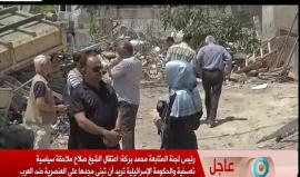 #شاهد قوات الاحتلال تهدم منزلا لعائلة ابو سنينة في حي البستان ببلدة سلوان جنوب المسجد الأقصى .