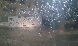 #فيديو من سقوط الأمطار بغزارة شمال فلسطين المحتلة