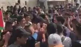 #فيديو هتافات منددة بوعد بلفور المشؤوم ببيت لحم في ذكراه الـ 100