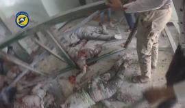 في شهر رمضان ..
قوات النظام السوري ترتكب مجزرة بحق النازحين في مدرسة بمدينة طفس جنوب درعا 

(مشاهد قاسية)