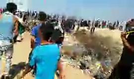 #مباشر من النفير العام شرق خزاعة.
تصوير : أحمد البطة