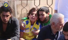 تشييع عنصرين من الدفاع المدني بحلب استشهدا أثناء أداء واجبهم الإنساني بإنقاذ الجرحى في حي جب القبة جراء تجدد القصف الجوي بصواريخ طائرات النظام الحربية.