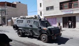 #شاهد  كيف تصدى الشبان لقوات الاحتلال اليوم في بلدة بيت امر .