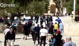 توتر شديد في المسجد الأقصى عقب اعتداء قوات الاحتلال على المصلين الرافضين لإقتحامات المستوطنين