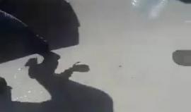 فيديو متداول لمواطن مصري أشعل النار في نفسه مساء اليوم أمام نادي القوات المسلحة بالإسكندرية