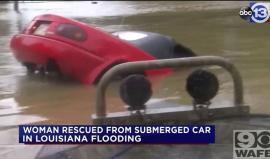 #شاهد فيضانات عارمة في لويزيانا جنوب الولايات المتحدة