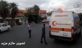 #شاهد | وصول اصابة خطيرة في الظهر لطفل الى مستشفى شهداء الأقصى