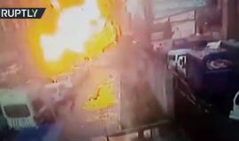 #شاهد لحظة وقوع الانفجار .. 
 4 قتلى و7 إصابات في اشتباكات عقب تفجير بمدينة إزمير التركية
shehab.ps/post/5571