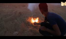 #شاهد فكرة يبتكرها المتظاهرون في قطاع غزة لإبطال مفعول قنابل الغاز التي تطلقها قوات الاحتلال.  
تصوير ومونتاج : منيب سمير​