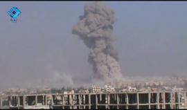 عربات #جيش_الفتح المفخخة تستهدف مواقع النظام في #حلب الجديدة 
وكالة ثقة