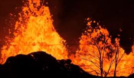 #مباشر.. تدفق الحمم البركانية في #هاواي