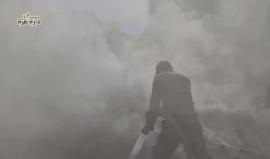 #شاهد | شهداء وجرحى جراء قصف الطيران الحربي مدينة #دارة_عزة بريف #حلب