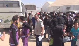 التهجير القسري في سوريا .. 
#شاهد| وصول أهالي حي القابون الدمشقي إلى مخيمات النازحين في ريف #إدلب