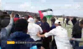 #شاهد إصابة أحد المواطنين برصاص الاحتلال شرق خانيونس