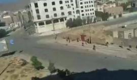 فيديو من الاشتباكات التي وقعت بين قوات علي عبد الله صالح والحوثيون في صنعاء