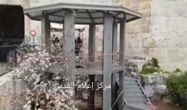 #شاهد قوات الاحتلال تقيم 3 نقاط مراقبة في باب العامود بالقدس المحتلة