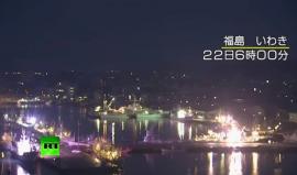 #شاهد لحظة حدوث زلزال اليابان واطلاق صافرات التحذير من اتسونامي