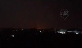 #شاهد لحظة استهداف طائرات الاحتلال لموقع الجدار التابع للمقاومة شمال قطاع غزة قبل قليل