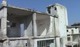 دمار في مدينة الرستن بريف حمص جراء قصف النظام المتواصل