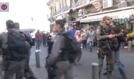 #شاهد| الاحتلال يقمع وقفة تضامنية مع الأسير بلال كايد بالقدس
تقرير: لما غوشة