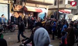 مظاهرات غاضبة لأهالي ريف حمص تضامناً مع أهالي حلب المحاصرة