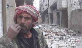 #شاهد .. الدمار في مدينة عربين بريف دمشق جراء القصف الجوي الهمجي