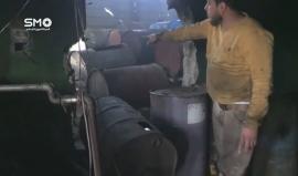 #سوريا - #ريف_درعا :عملية تكرير النفط من أجل توفير مادة المازوت النقية للمدنيين