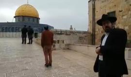 #فيديو مجموعة جديدة من المستوطنين تقتحم باحات المسجد الأقصى