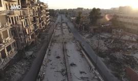 هكذا يبدو المشهد بحي الشعار في #حلب ! 
تصوير: مركز حلب الإعلامي