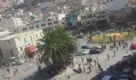 إطلاق نار كثيف خلال جنازة تشييع قتلى اشتباكات #نابلس قبل قليل