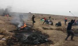 #مباشر تواصل الحراك الجماهيري قرب السياج الفاصل شرق مدينة غزة في الجمعة الرابعة من #مسيرة_العودة_الكبرى