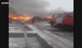 مصرع 32 شخصا جراء تحطم طائرة شحن تركية في قرغيزستان