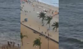 #شاهد زوبعة على أحد شواطئ البرازيل