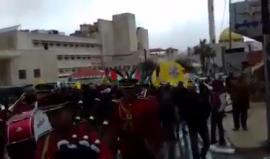 #شاهد أهالي نابلس يشيعون جثمان الشهيد الاسير حسين عطا الله