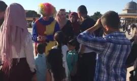 #شاهد من سطح قبة الصخرة اجواء عيد الفطر الان من المسجد الاقصى