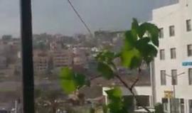 الأمطار تتساقط في مدينة أم الفحم بالداخل الفلسطيني المحتل