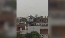 المشاهد الأولى للقصف الجوي والمدفعي على جنوب العريش شمالي سيناء