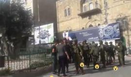 #مباشر مواجهات مع قوات الاحتلال في منطقة باب الزاوية بالخليل