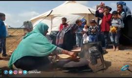 وجهت التحية للشبان الثائرين .. 
#شاهد| حاجة فلسطينية للاحتلال: أرضنا وحناخذها غصب عنكم ! 

#مسيرة_العودة_الكبرى