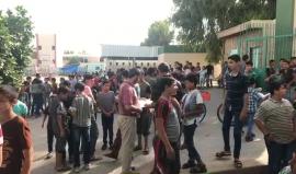 فرحة  الطلاب  بأصدار النتائج المدرسية في قطاع غزة