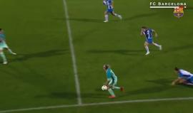 لاعبة #برشلونة تسجل هدفا تاريخيا على طريقة #ميسي