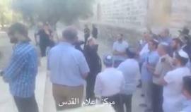 #شاهد عشرات المستوطنين يقتحمون باحات المسجد الأقصى صباح اليوم.