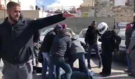 #شاهد قوات الاحتلال تعتدي على المشاركين في الماراثون الفلسطيني المضاد للماراثون التهويدي الذي تقيمه بلدية الاحتلال في القدس