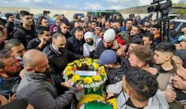 تشييع جثمان الشــهـيد نهاد أمين البرغوثي