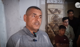 عائلة الشهيد محمود عرّام في خانيونس تعبّر عن غضبها من جريمة الاحتلال بحق ابنها