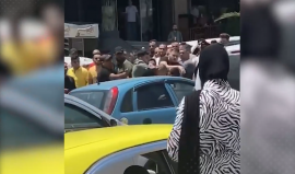 عناصر يتبعون لأجهزة أمن السلطة وحركة فتح يعتدون على المشاركين في وقفة طلابية نظمتها الكتلة الاسلامية أمام جامعة النجاح في نابلس