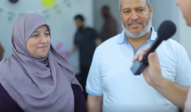 "أمل" ابنة الشهيد أسامة الحية وحفيدة عضو المكتب السياسي لحماس خليل الحية، حصلت على معدل 81.3%، ودمر الاحتلال منزلها مرتين بعد استشهاد أسرتها، تروي لشهاب طريق تفوقها.