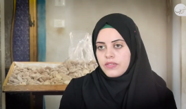 الفلسطينية غالية أبو سعادة تُعيد إحياء صناعة أكلة "الكِشك" التراثية في خان يونس جنوب قطاع غزة