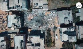 أمين .. يحمد الله على نجاة طفله بعد دمار منزله في غزة